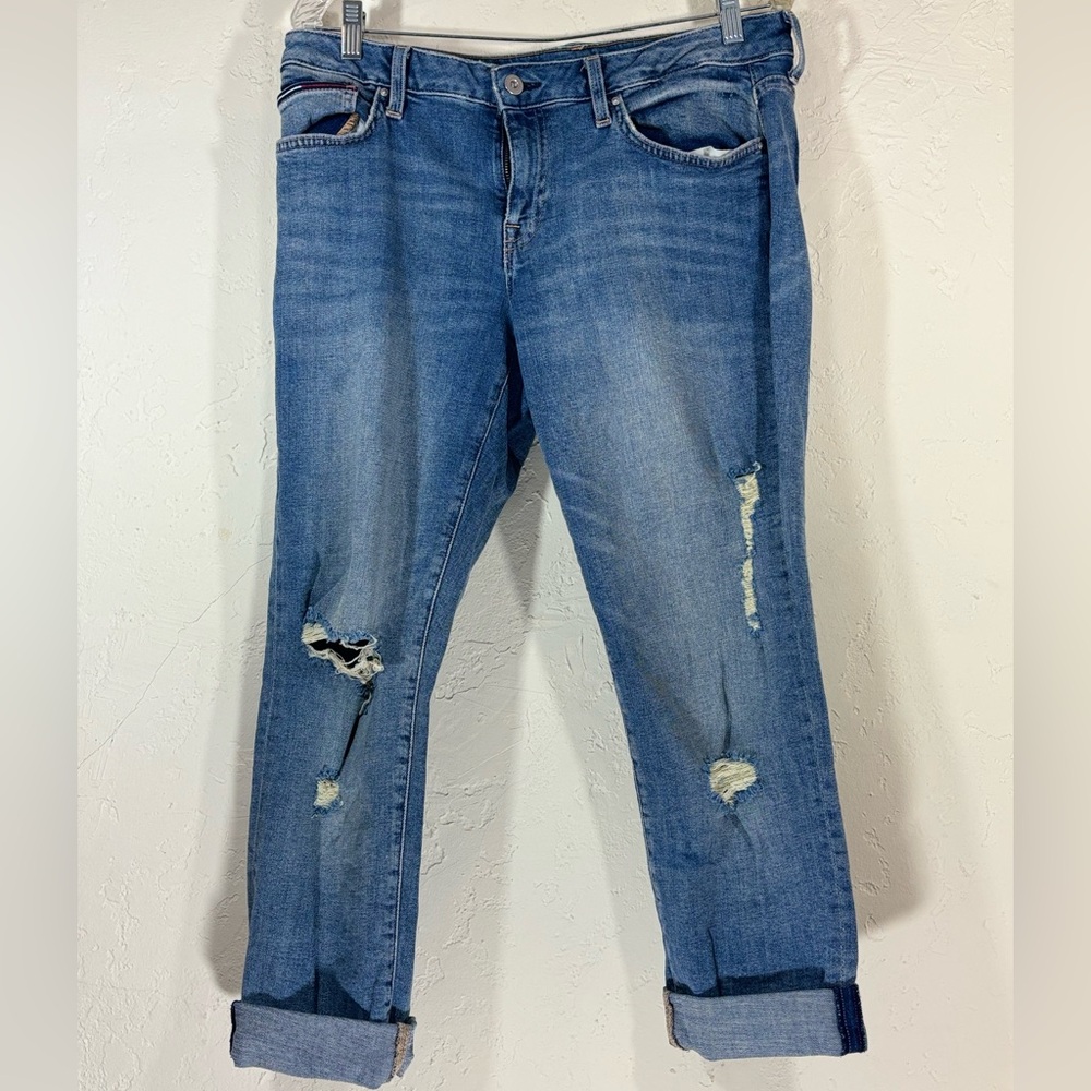 Tommy Hilfiger Women's Boyfriend Jeans - Classic Blue